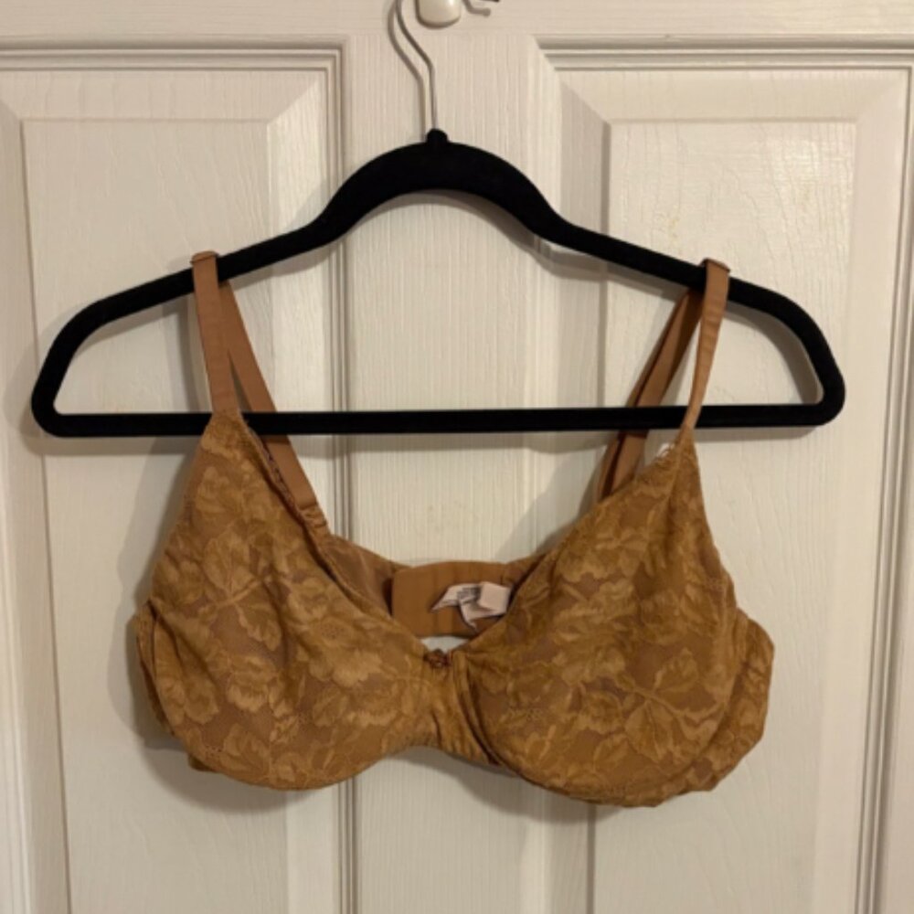 Victoria’s Secret Full Coverage Bra • Size 40C • Nude Beige 4600 Style - Picture 2 of 5